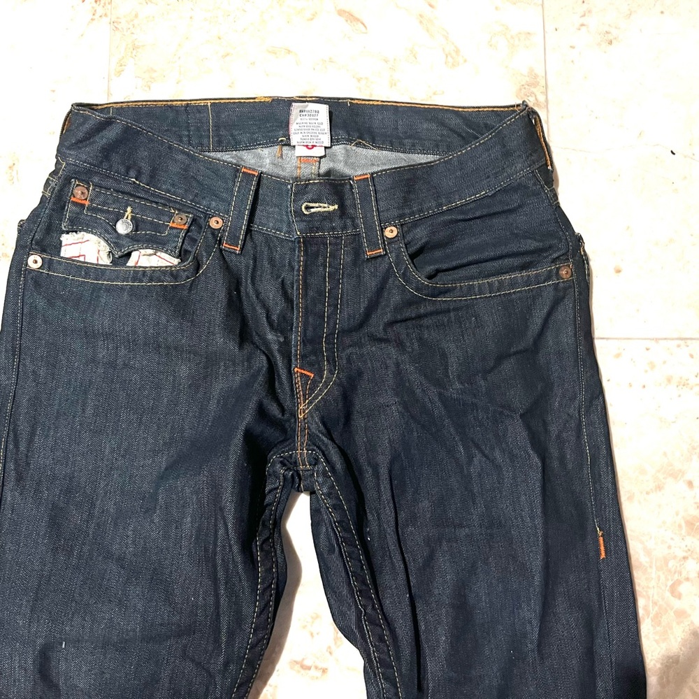 Men's Blue true religion Jeans - Picture 4 of 4